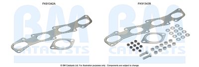 Mounting Kit, catalytic converter BM Catalysts FK91342