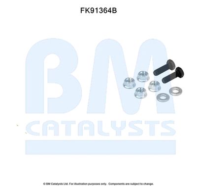 Mounting Kit, catalytic converter BM Catalysts FK91364