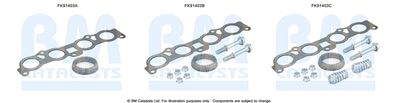 Mounting Kit, catalytic converter BM Catalysts FK91403