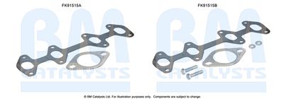 Mounting Kit, catalytic converter BM Catalysts FK91515