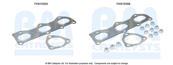 BM Catalysts FK91535 Mounting Kit, catalytic converter