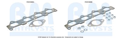 Mounting Kit, catalytic converter BM Catalysts FK91688