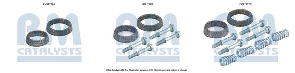 BM Catalysts FK91717 Mounting Kit, catalytic converter
