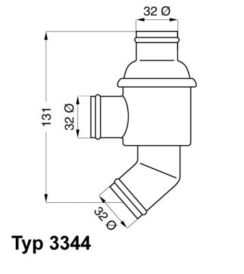 BorgWarner (Wahler) 3344.80 Thermostat, coolant