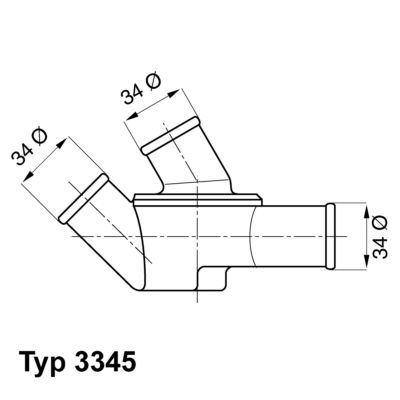BorgWarner (Wahler) 3345.79 Thermostat, coolant