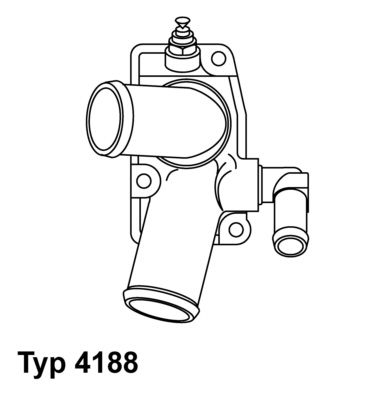 BorgWarner (Wahler) 4188.92D Thermostat, coolant