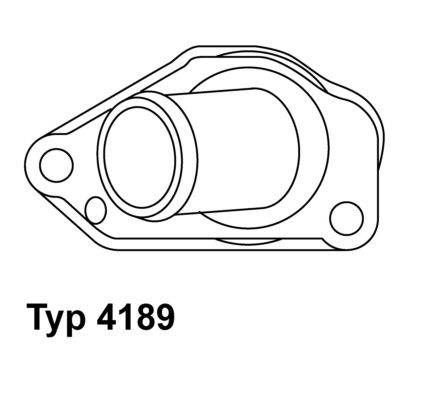 BorgWarner (Wahler) 4189.87D Thermostat, coolant
