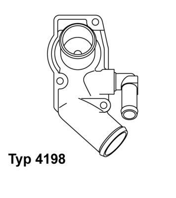 BorgWarner (Wahler) 4198.92D Thermostat, coolant