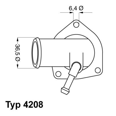 BorgWarner (Wahler) 4208.92D Thermostat, coolant