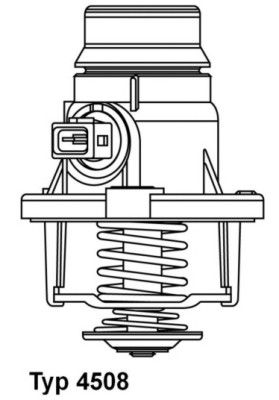 Thermostat, coolant BorgWarner (Wahler) 4508.105D