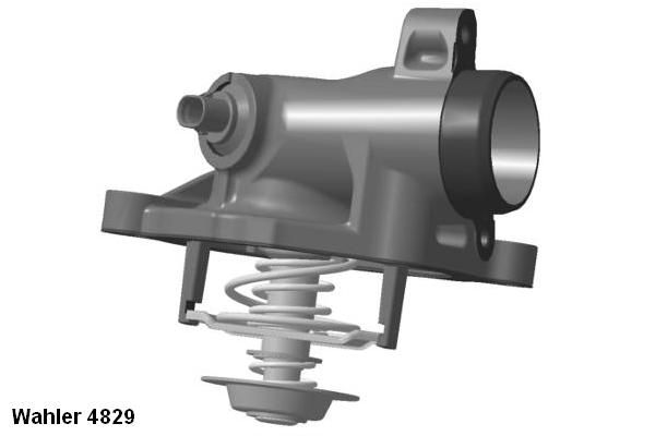 BorgWarner (Wahler) 4829.100D Thermostat, coolant
