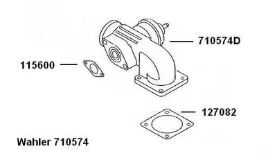 EGR Valve BorgWarner (Wahler) 710574D