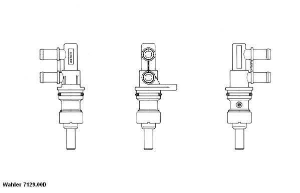 BorgWarner (Wahler) 7129.00D Thermostat, coolant