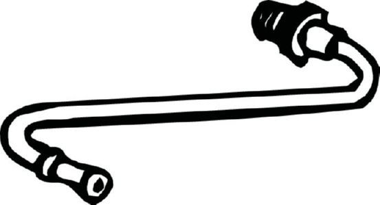 BOSAL 000-076 Pressure Pipe, pressure sensor (soot/particulate filter)