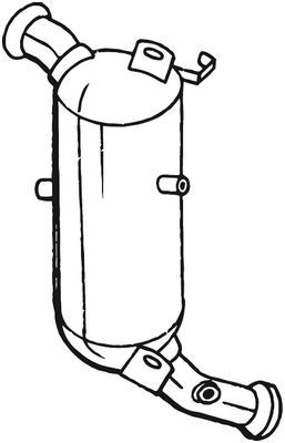 Soot/Particulate Filter, exhaust system BOSAL 097-535