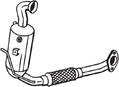 Soot/Particulate Filter, exhaust system BOSAL 097-706