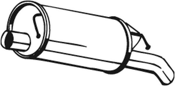 BOSAL 105-137 Rear Muffler