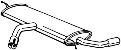 Rear Muffler BOSAL 105-037
