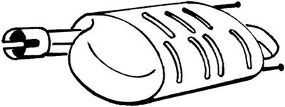 Rear Muffler BOSAL 128-027
