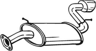 Rear Muffler BOSAL 128-005