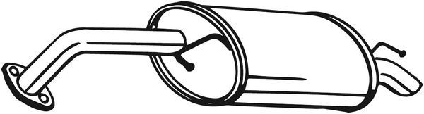 BOSAL 128-013 Rear Muffler
