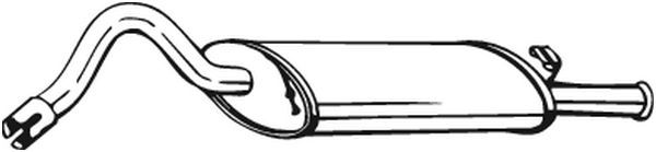 BOSAL 130-209 Rear Muffler