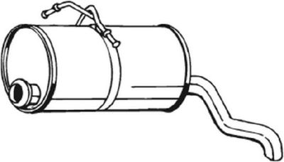 Rear Muffler BOSAL 135-001
