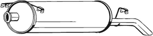 BOSAL 135-037 Rear Muffler