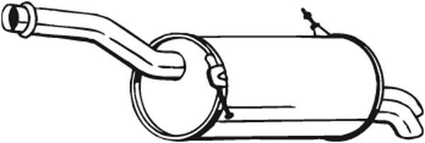 BOSAL 135-083 Rear Muffler