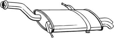 Rear Muffler BOSAL 135-085