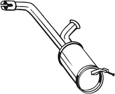 Centre Muffler BOSAL 135-095