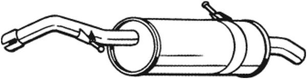 BOSAL 135-117 Rear Muffler