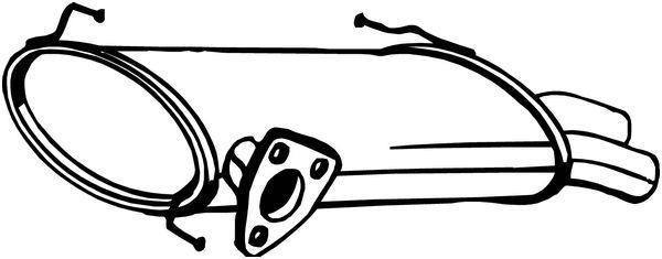 BOSAL 135-129 Rear Muffler
