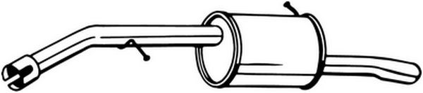 BOSAL 135-141 Rear Muffler