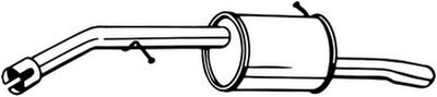 Rear Muffler BOSAL 135-141
