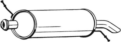 Rear Muffler BOSAL 135-541