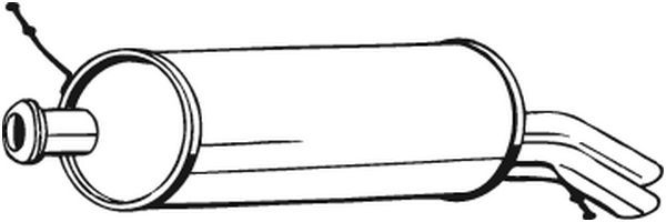 BOSAL 135-547 Rear Muffler