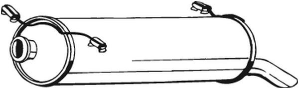 BOSAL 135-657 Rear Muffler