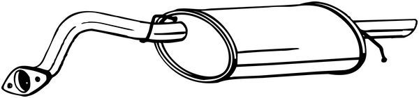 BOSAL 141-195 Rear Muffler