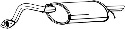 Rear Muffler BOSAL 141-195