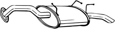 Rear Muffler BOSAL 145-099