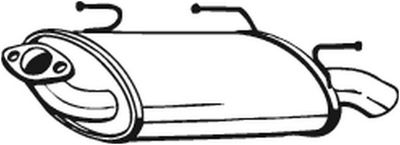 Rear Muffler BOSAL 145-605