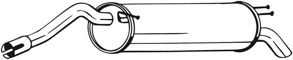 BOSAL 148-341 Rear Muffler