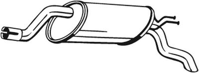 Rear Muffler BOSAL 148-097