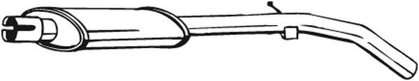 BOSAL 148-121 Centre Muffler