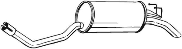 BOSAL 148-123 Rear Muffler