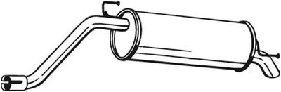 Rear Muffler BOSAL 148-143