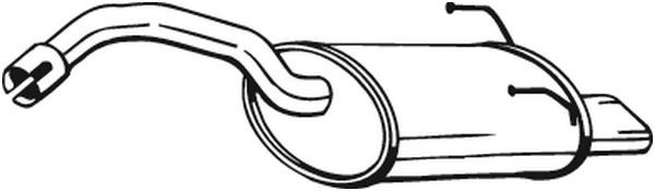 BOSAL 148-177 Rear Muffler