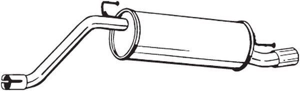 BOSAL 148-201 Rear Muffler