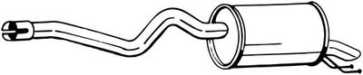 Rear Muffler BOSAL 148-205